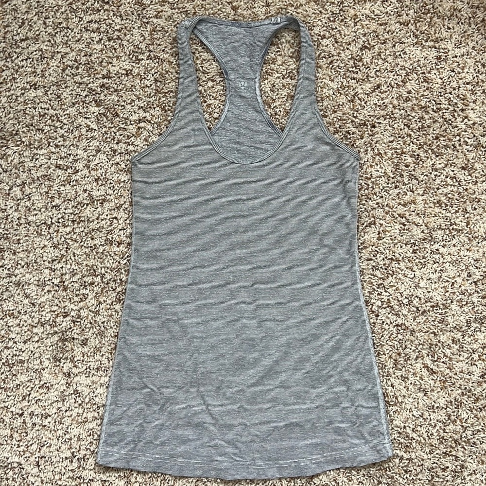 Lululemon Striped Cool Racerback Tank